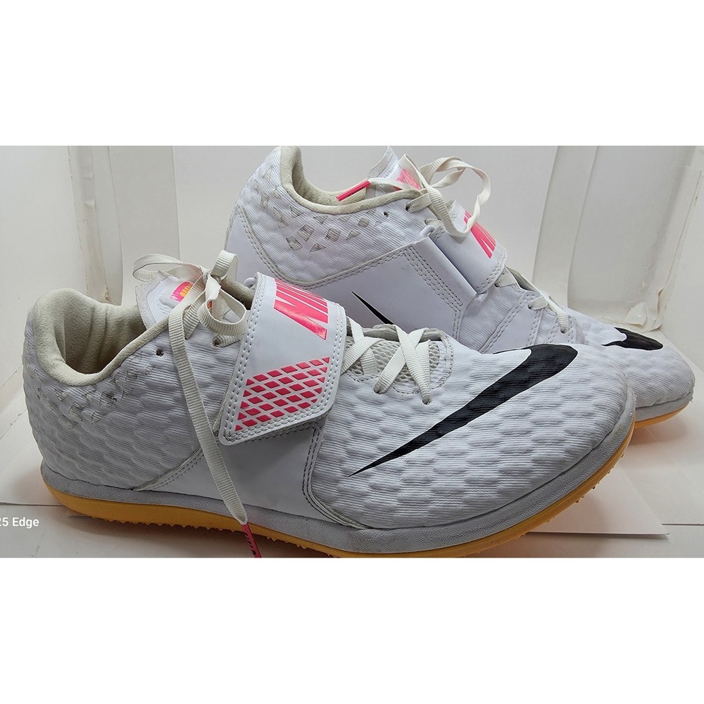 Nike Zoom High Jump Elite Track/Field 806561-102 White OrangeSize 8.5